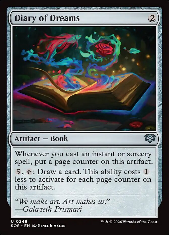 [EN] [Foil] Diary of Dreams [SOS-248] U