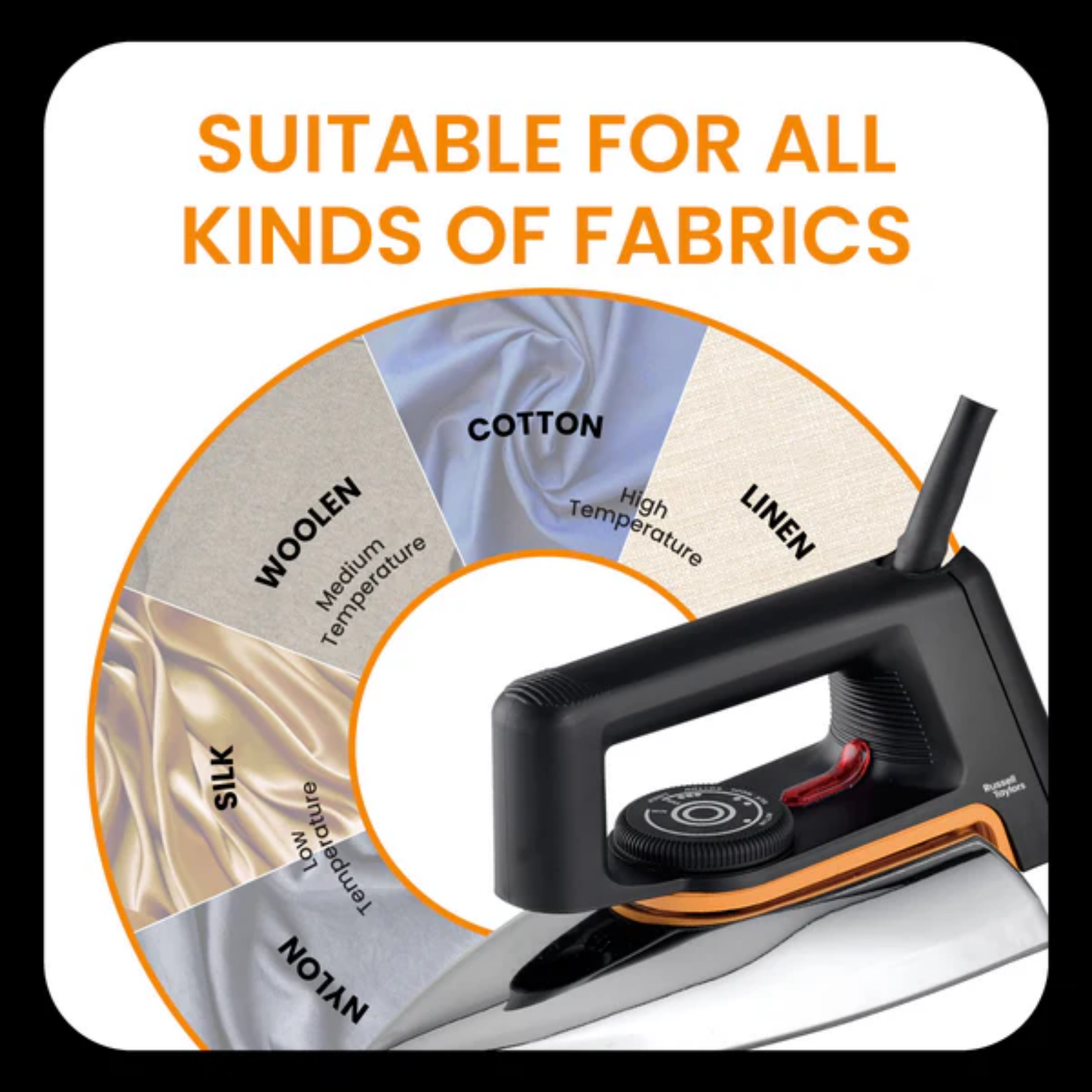 Russell Taylors 1000W Dry Iron (DI-10)