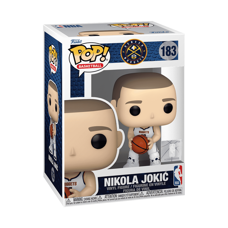 📦訂購 美國代購 Funko POP! NBA Nikola Jokić (White Denver Nuggets Jersey) Figure 丹佛金塊 模型