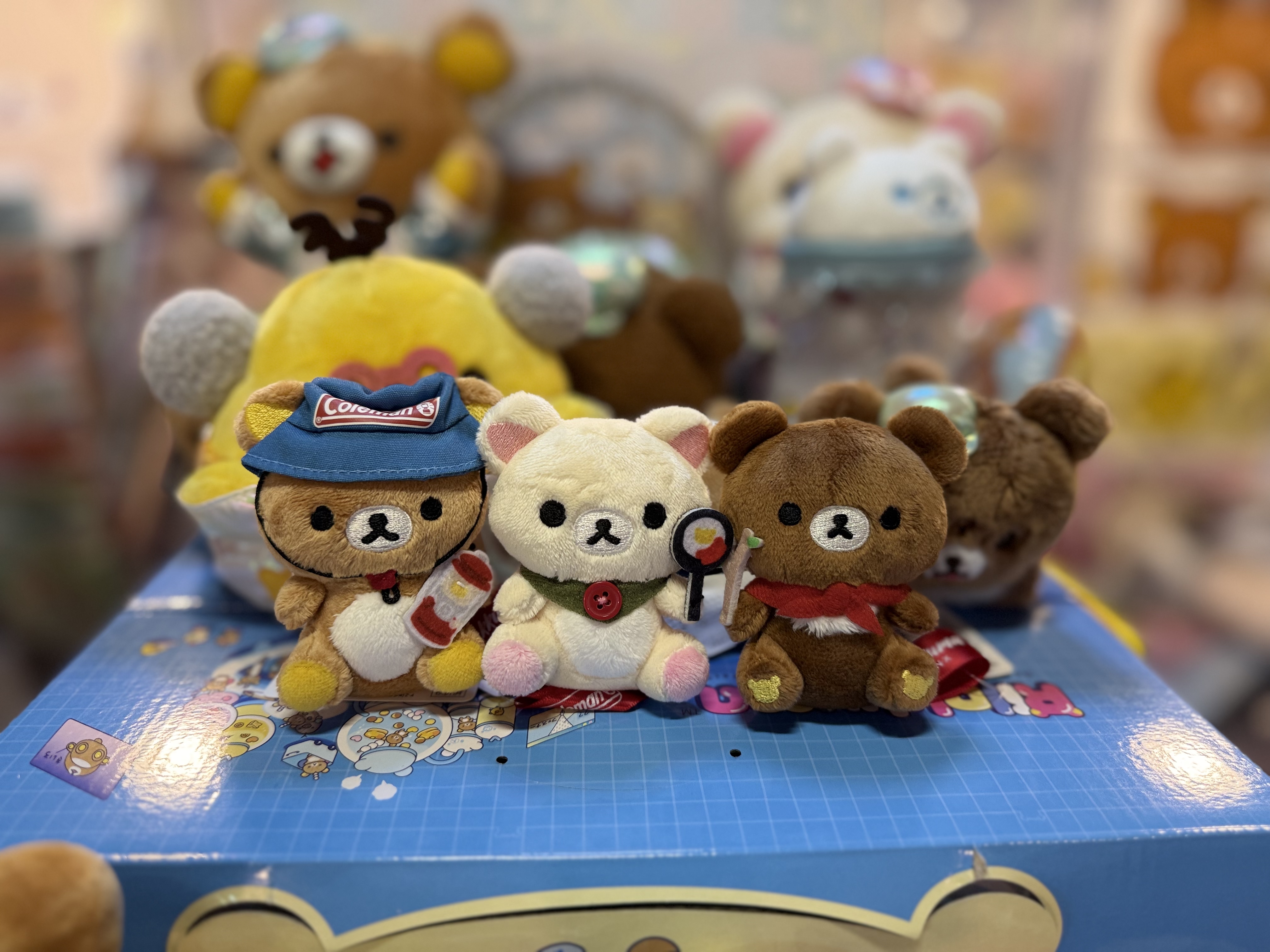 《現貨》全新日本專店限定 rilakkuma  x Coleman手玉公仔