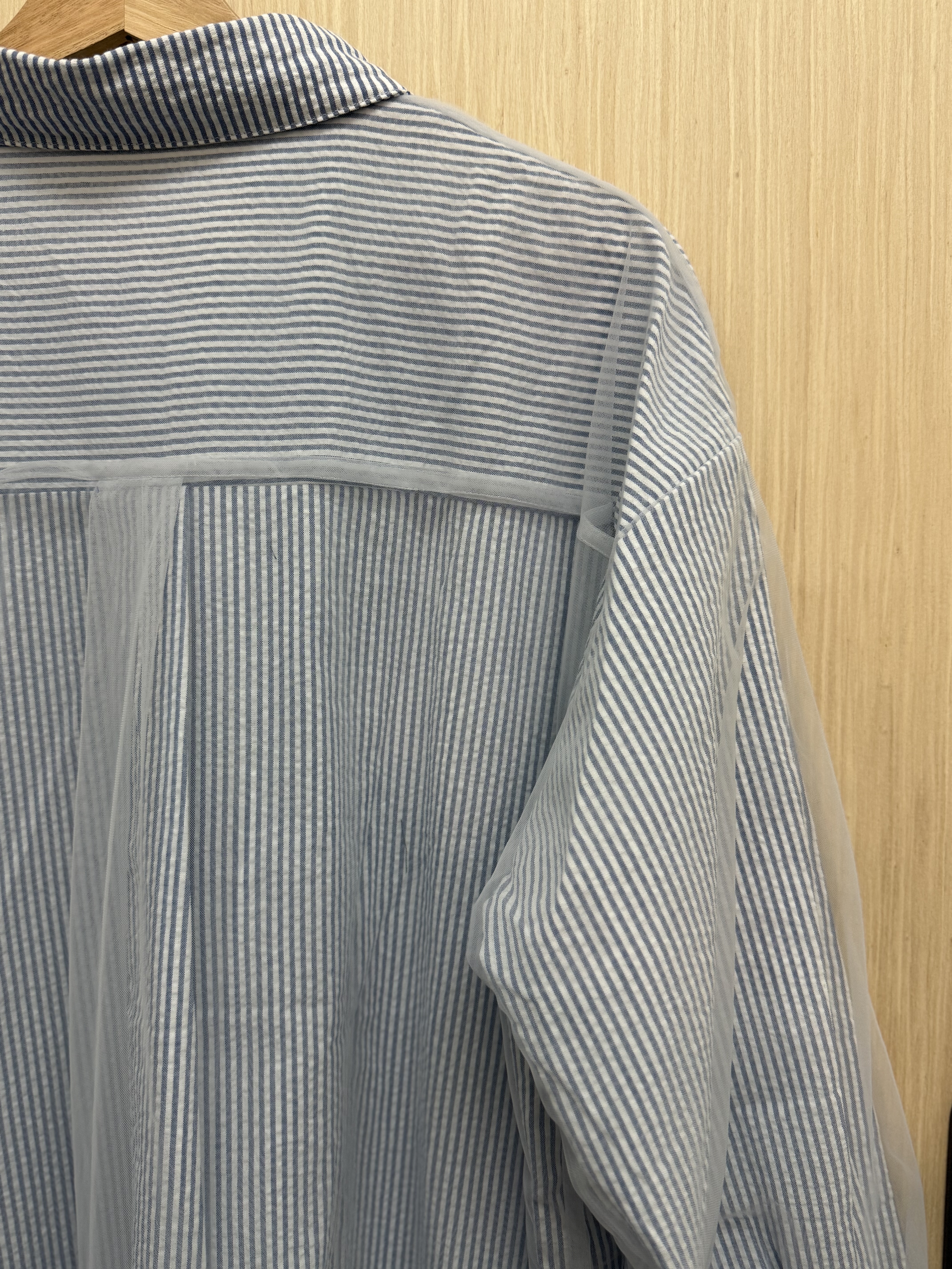 泡泡棉拼紗直間恤