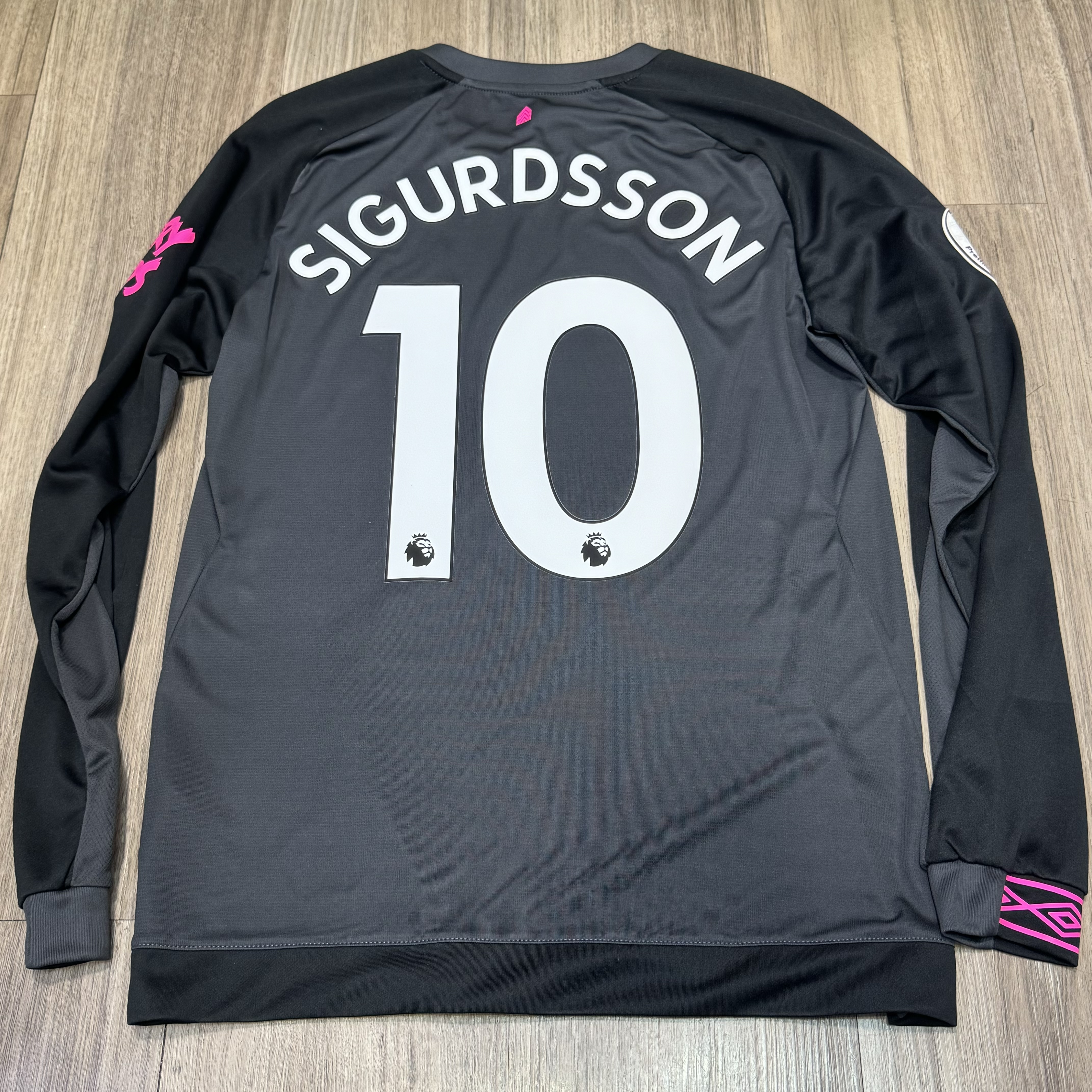 Everton 18/19 Longsleeves away shirt #10 Sigudsson