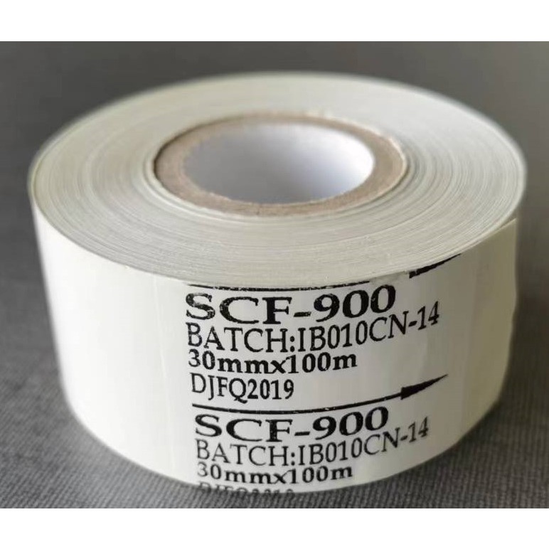 SCF900 Hot stamping ribbon (WHITE) - 30mm X 100 metre long
