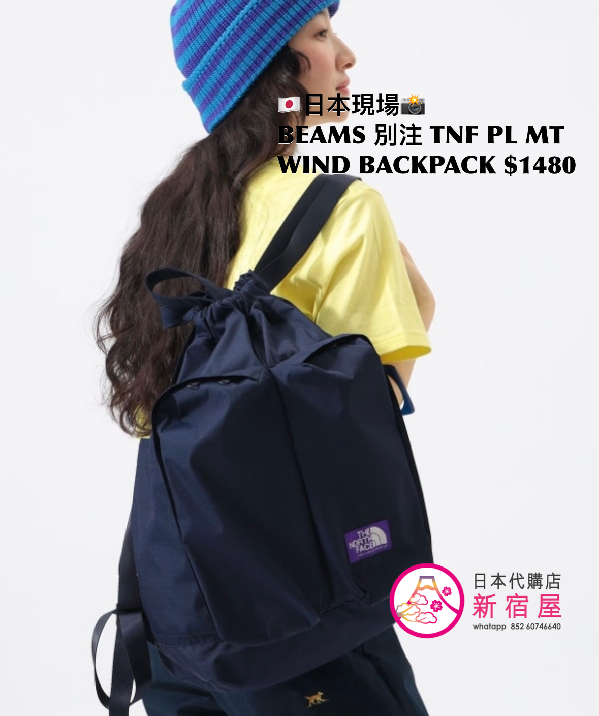 BEAMS 別注 THE NORTH FACE PURPLE LABEL MOUNTAIN WIND BACKPACK