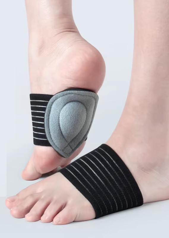 彈性按摩足弓矯正鞋墊足心墊 (一對) [AD0042]