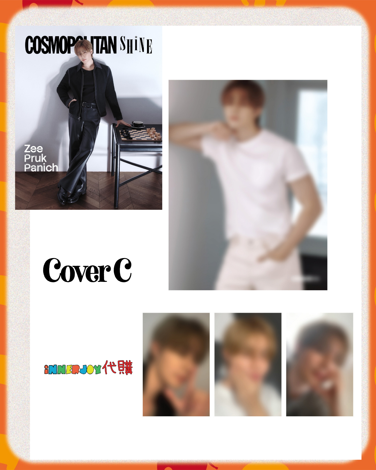 USING ! 預購 | ZeeNunew - Zee Pruk Panich 寫真書 COSMOPOLITAN SHINE Photobook 連福利招募