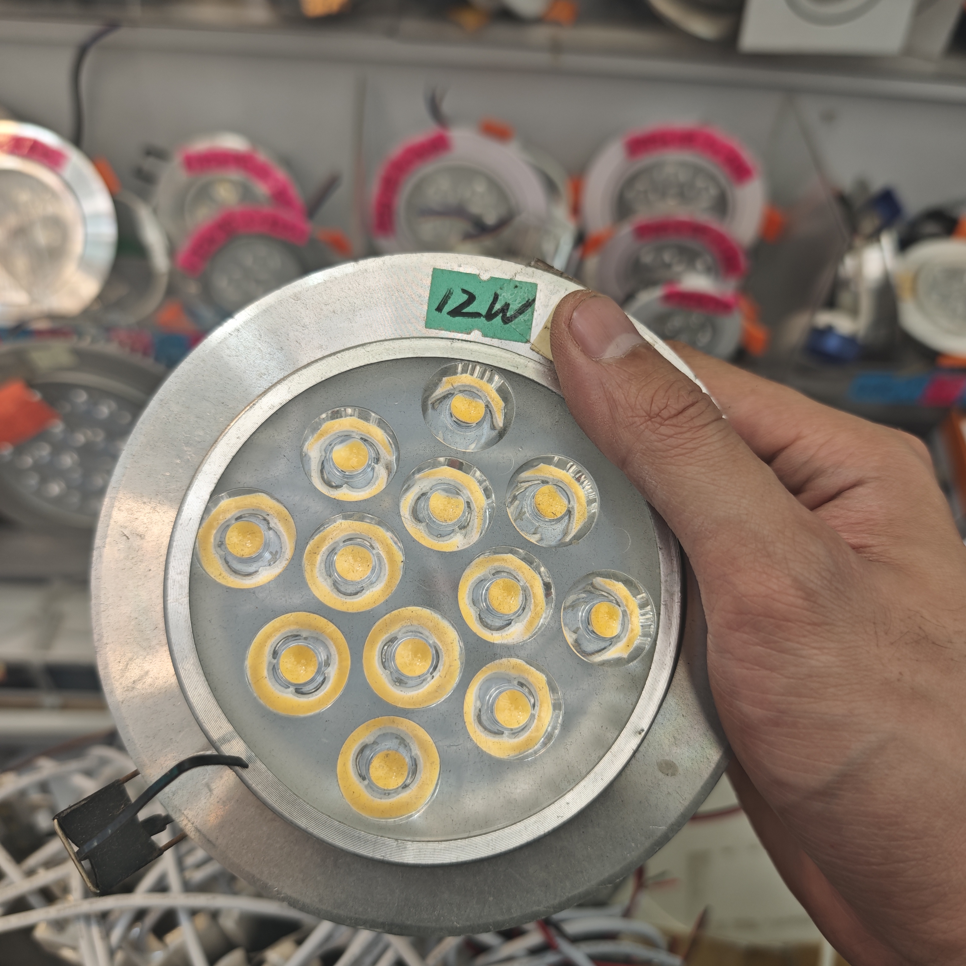 12W銀邊嵌入式射燈