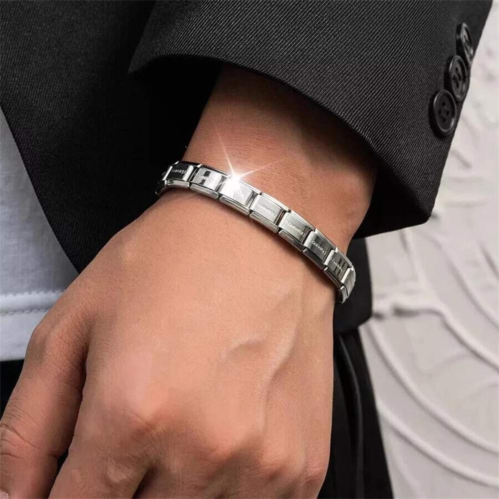 不鏽鋼彈力真空模塊冷淡風手鏈 UA0532