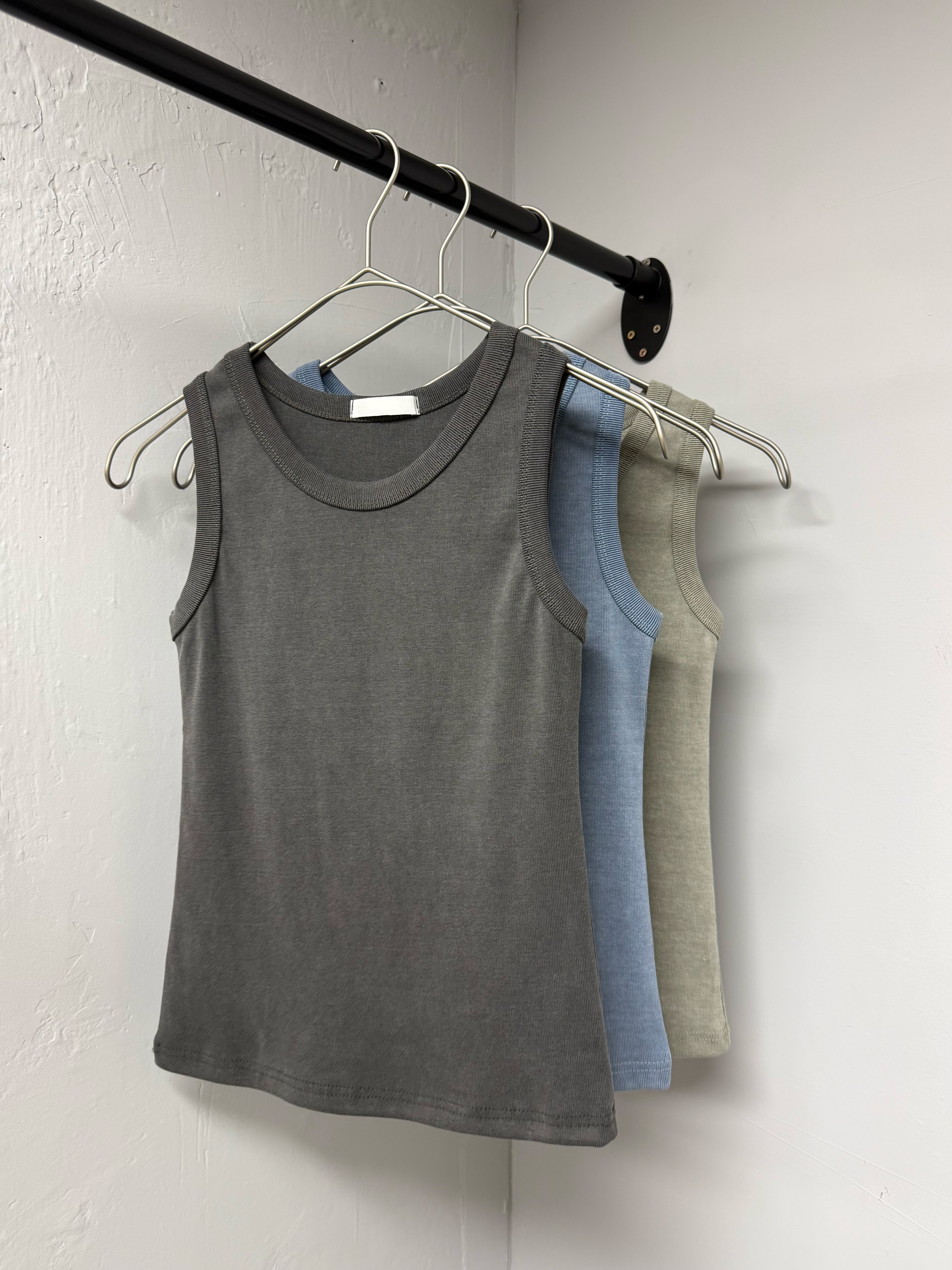 Basic cotton vest #top128