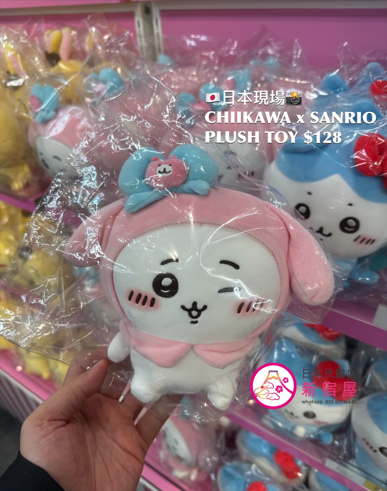CHIIKAWA x SANRIO PLUSH TOY