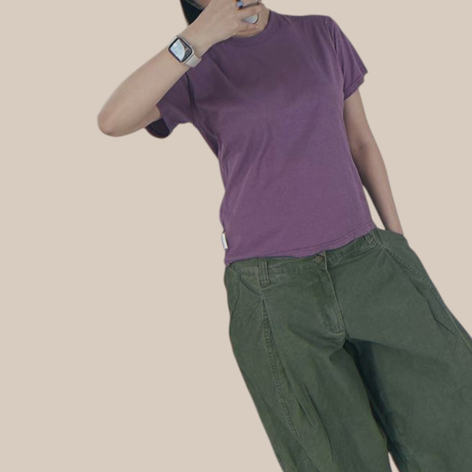 221397 洗水淨色Tee