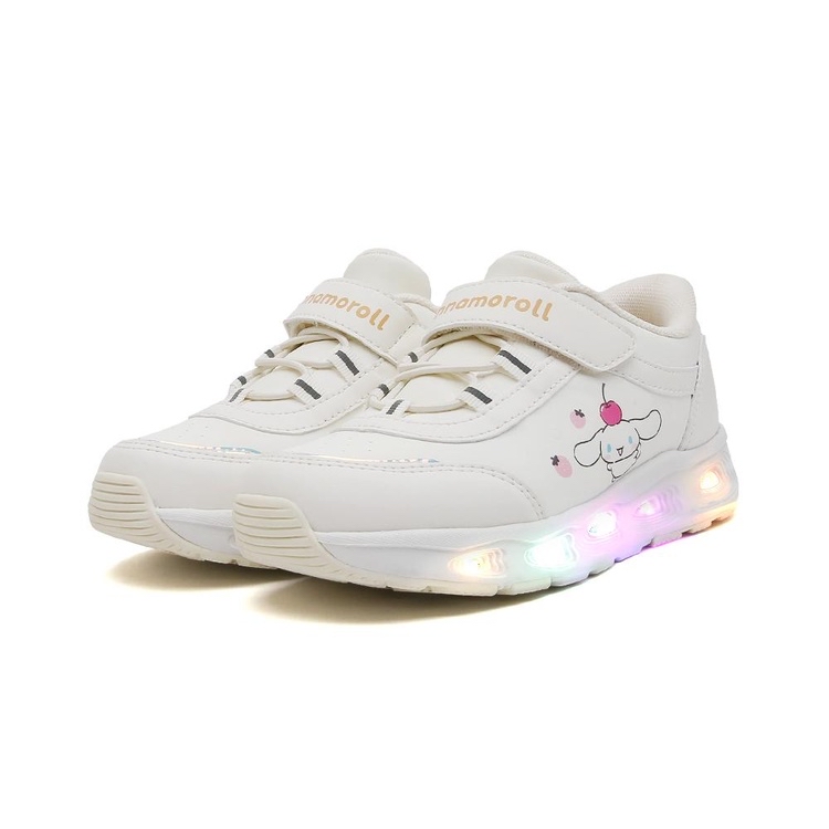 🇰🇷預訂 韓國直送🇰🇷Sanrio 玉桂狗人物印花魔術貼閃燈波鞋