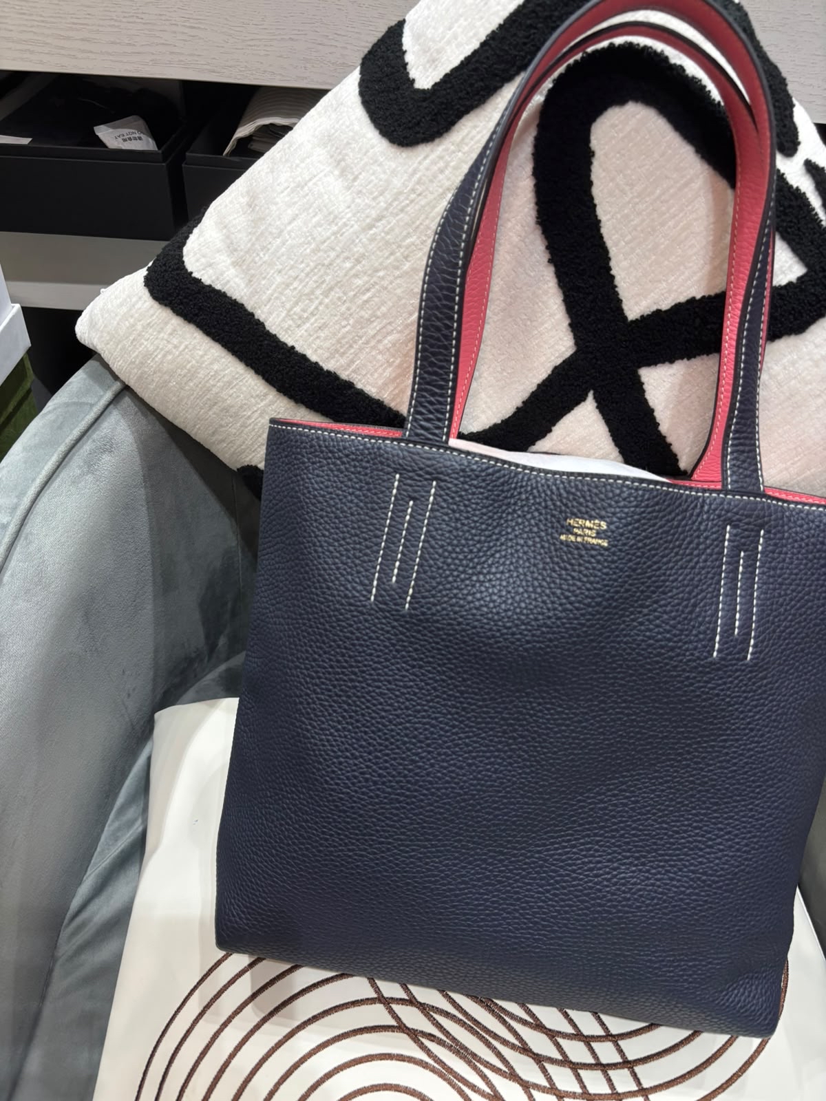 Hermes Double Sens 36 Stamp X 100%Authentic, 98%New ✅Dust Bag