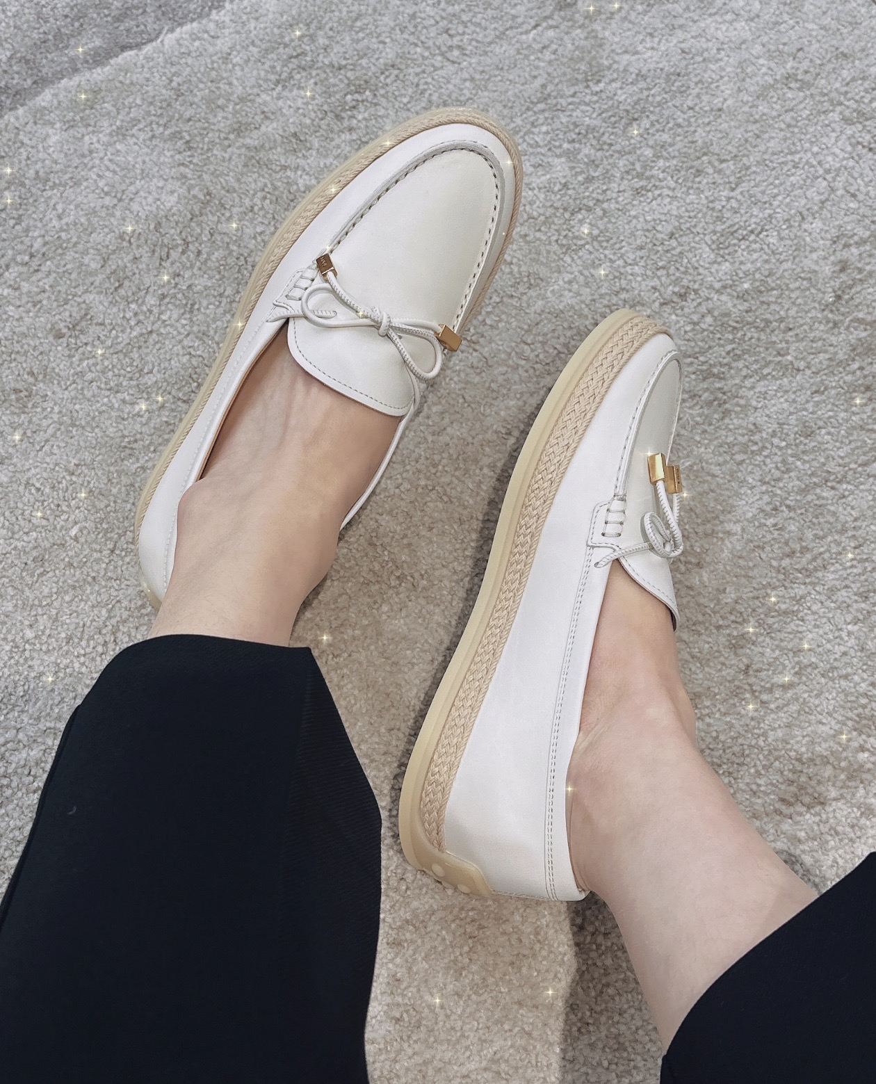 新款🆕訂貨📮 Tods 白色全皮 loafer Size 36/36.5/37/37.5/38/38.5/39/40