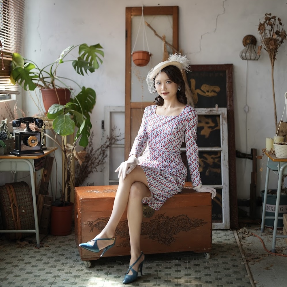 (Ready/Custom-Made) Timeless Magic Geometric Dress(FM197)