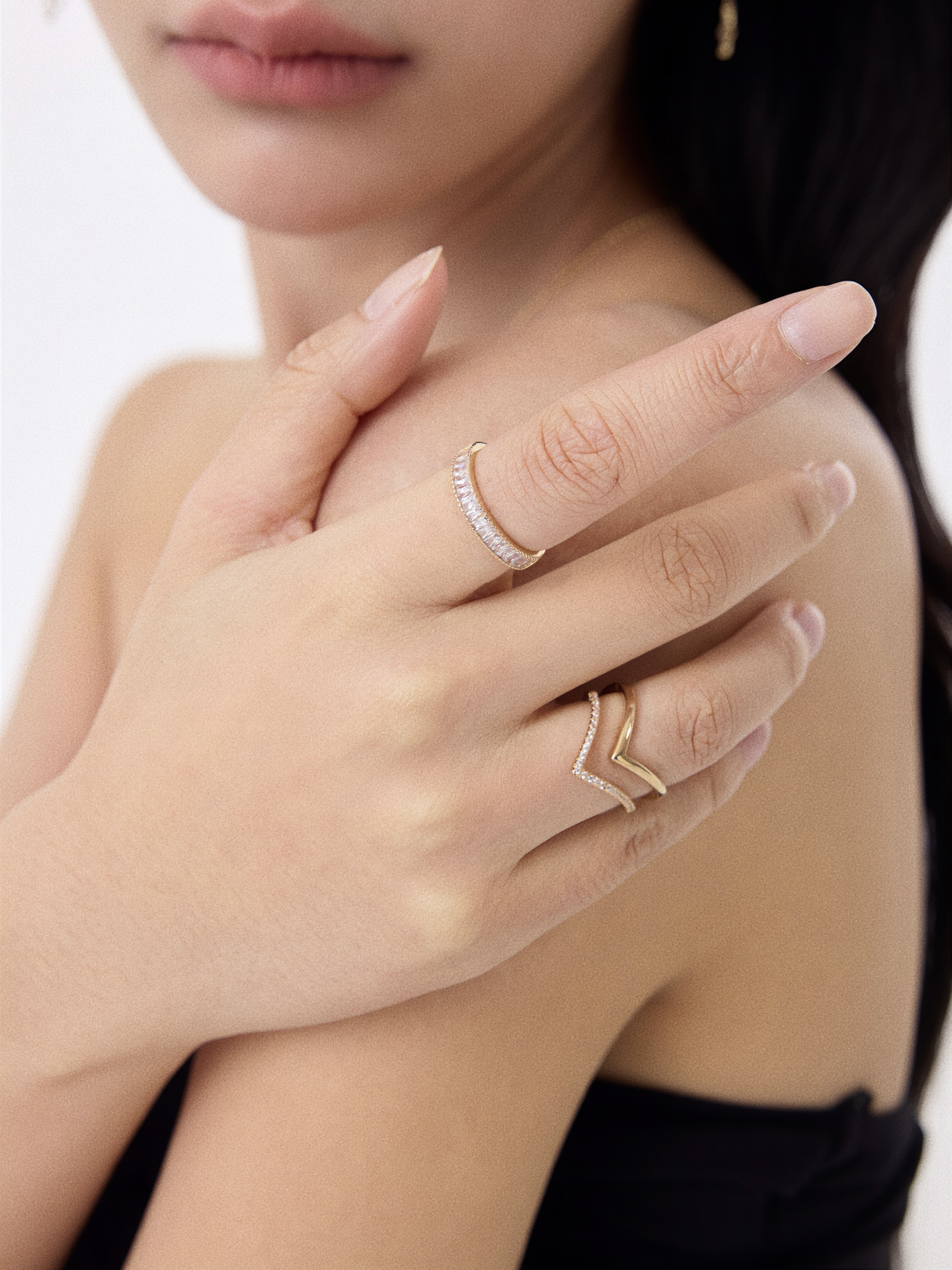 Vera Linea Ring Plaqué or