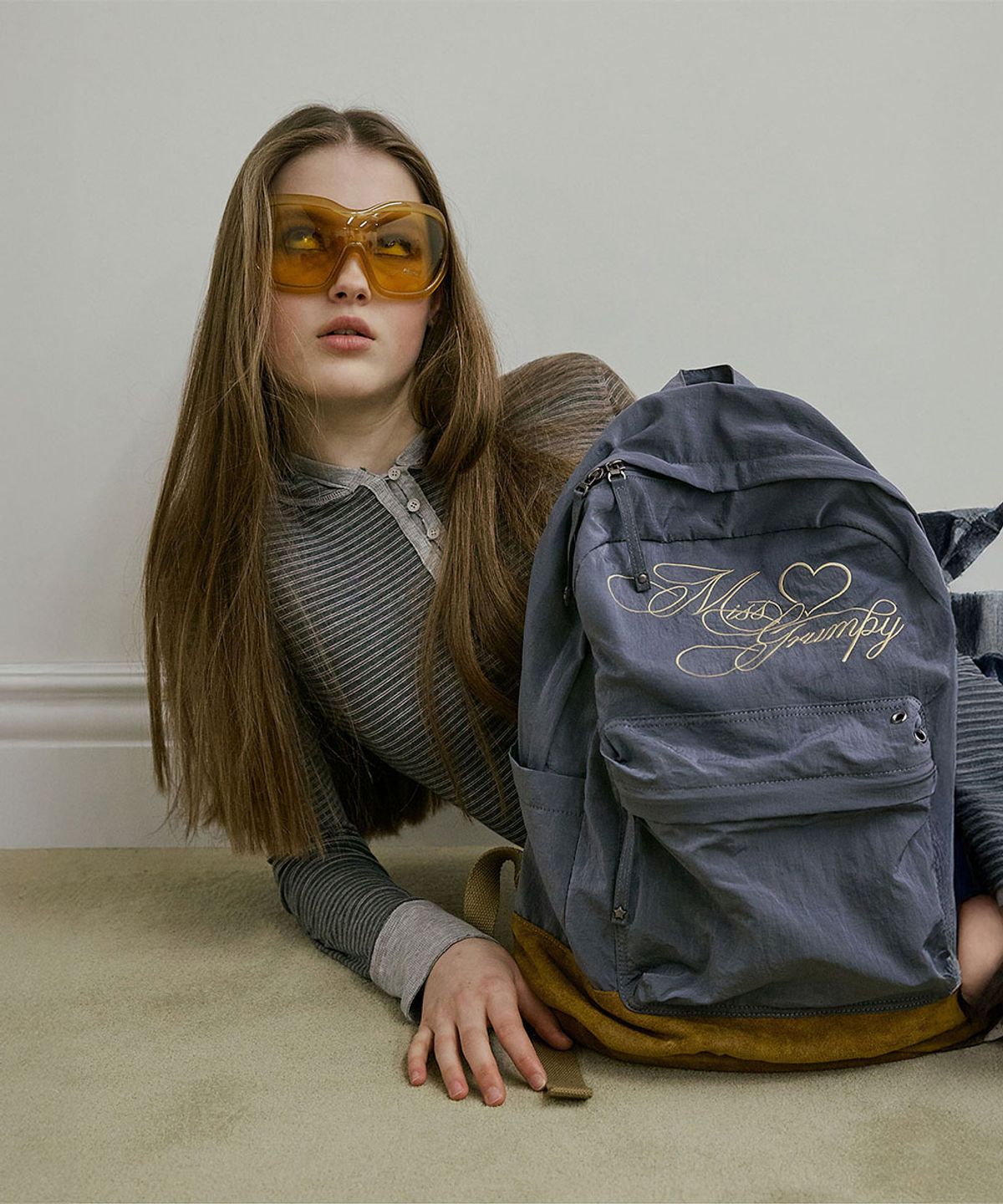 🇰🇷訂購｜SCULPTOR 26SS｜Grumpy Girl Nylon Backpack 3色 