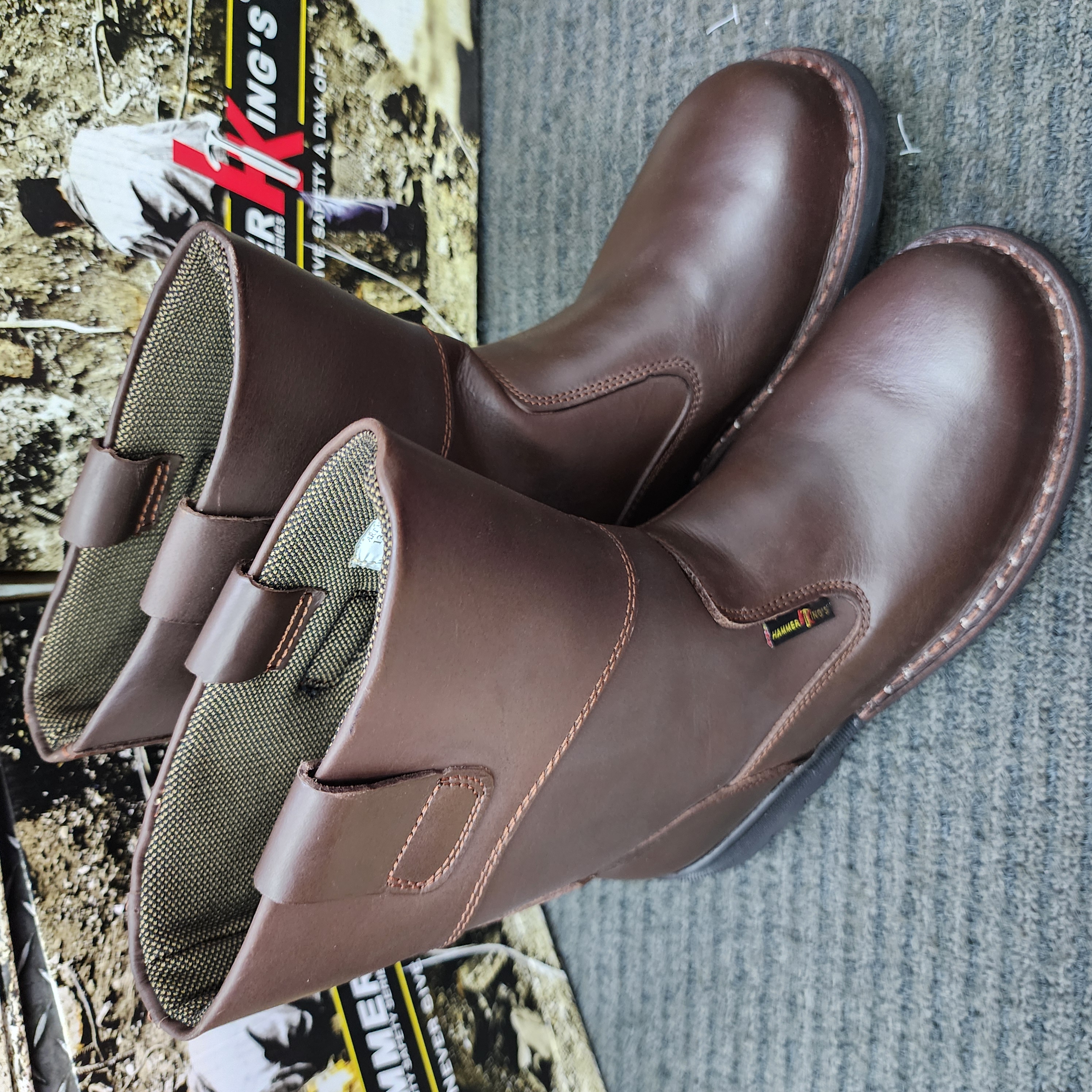 Hammer King Safety Shoes HK 13005 Steel Toe Cap Steel Mid Plate sole SIRIM and DOSH Approved Kasut Keselamatan