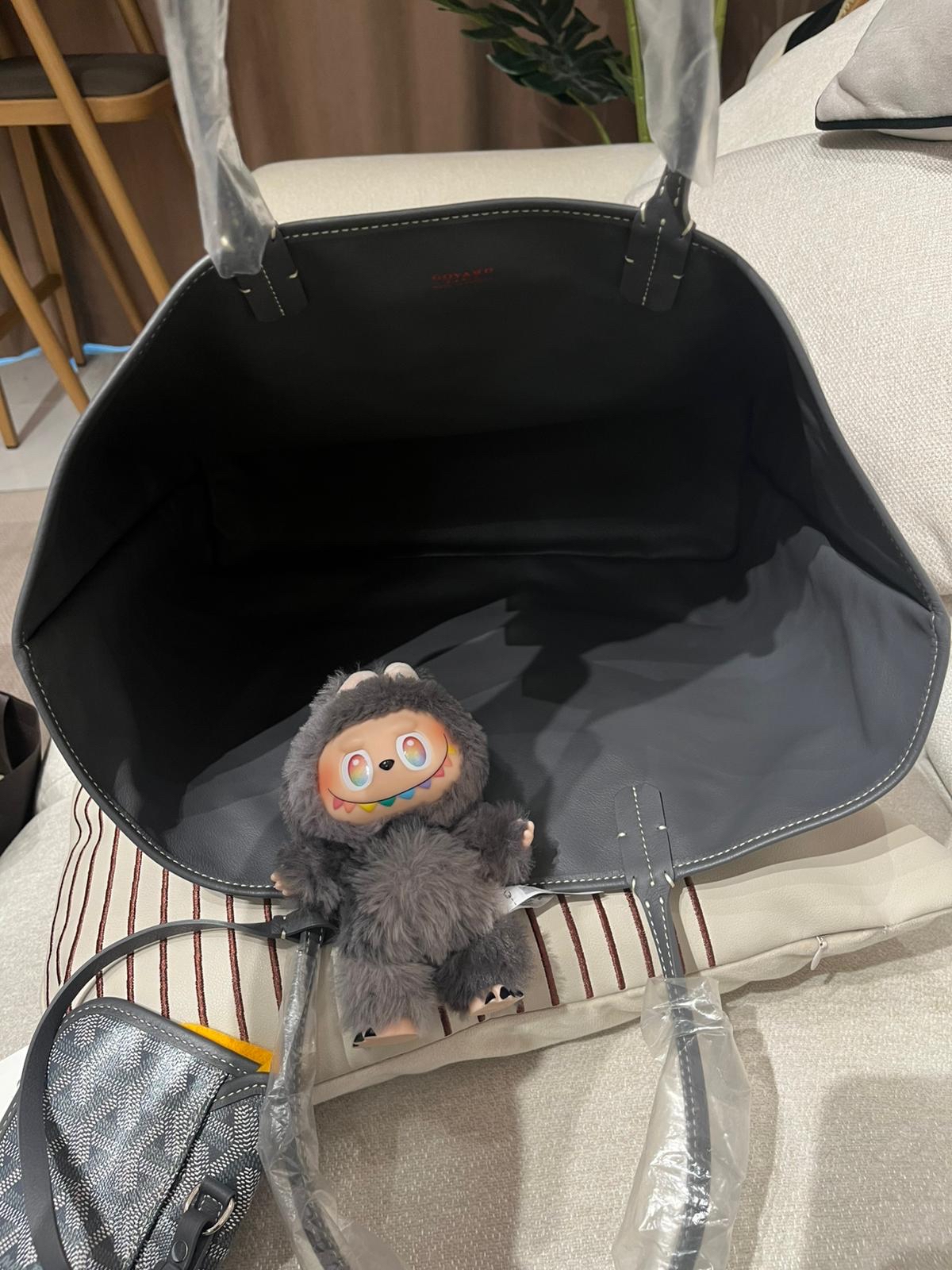 全新 Goyard Anjou pm grey 100%Authentic,100%new ✅收據✅dust bag