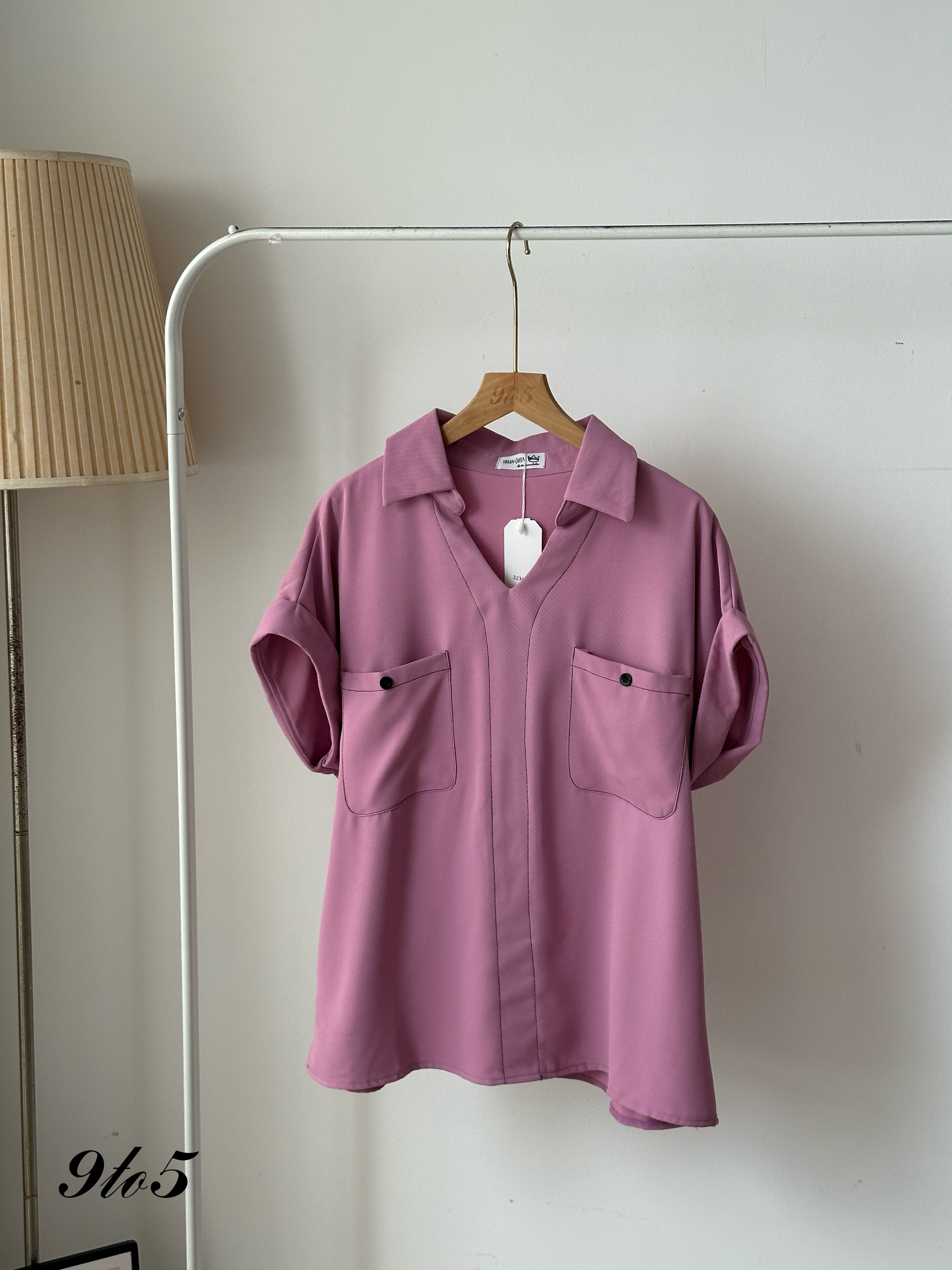 T3972 Cape Sleeve Oversize Shirt - 3 Colors