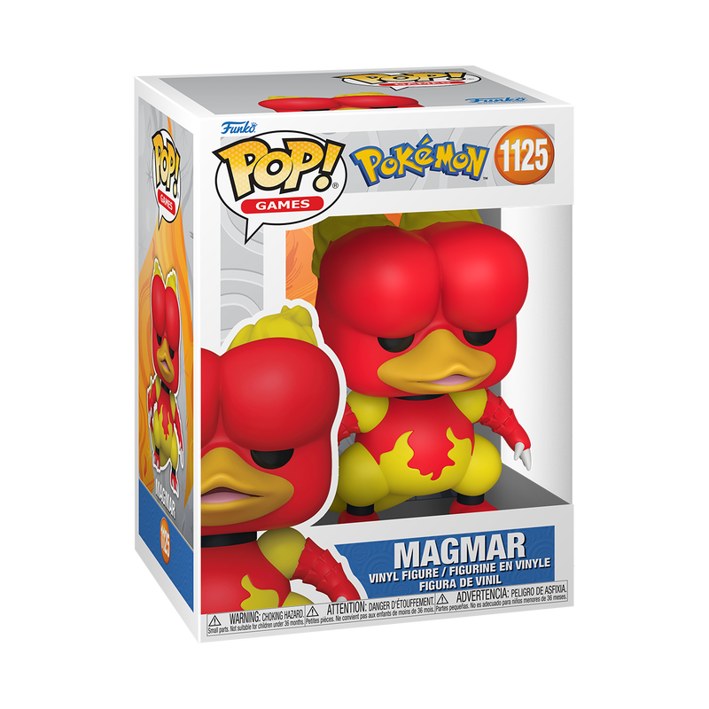 📦訂購 美國代購 Funko POP! Pokemon Magmar Figure 寵物小精靈 鴨嘴火獸 模型