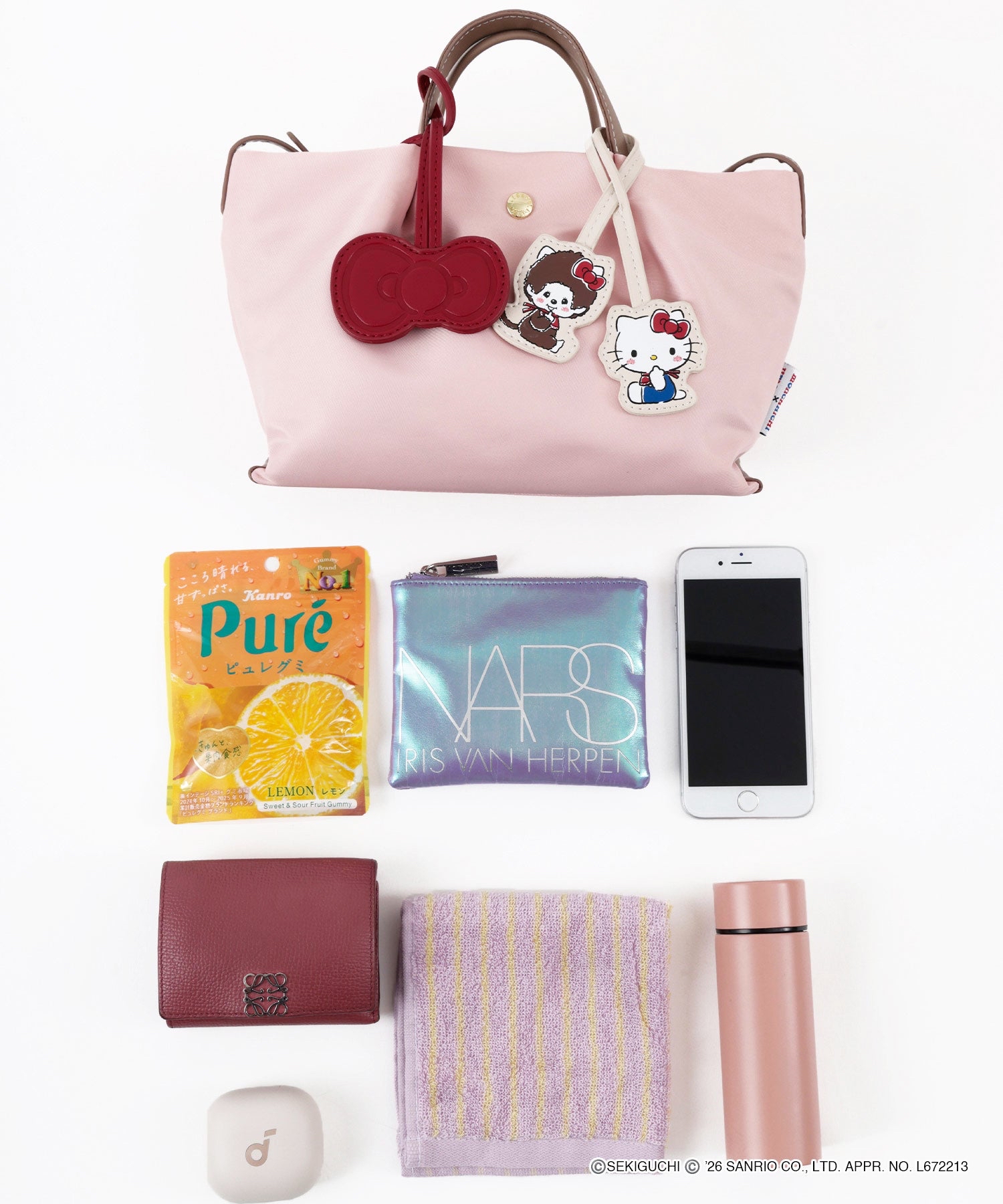 🎀【預訂】Monchhichi × Hello Kitty Charm mini bag G