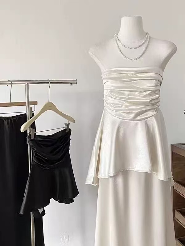 ST288奢简抹胸套装