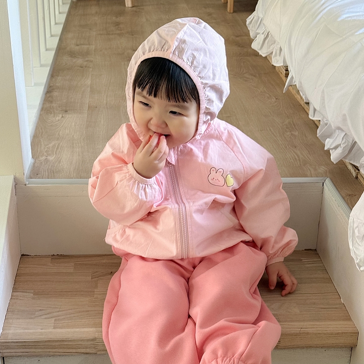 26S/S🌸DTD軟萌愛心氣球系列-輕薄防風外套