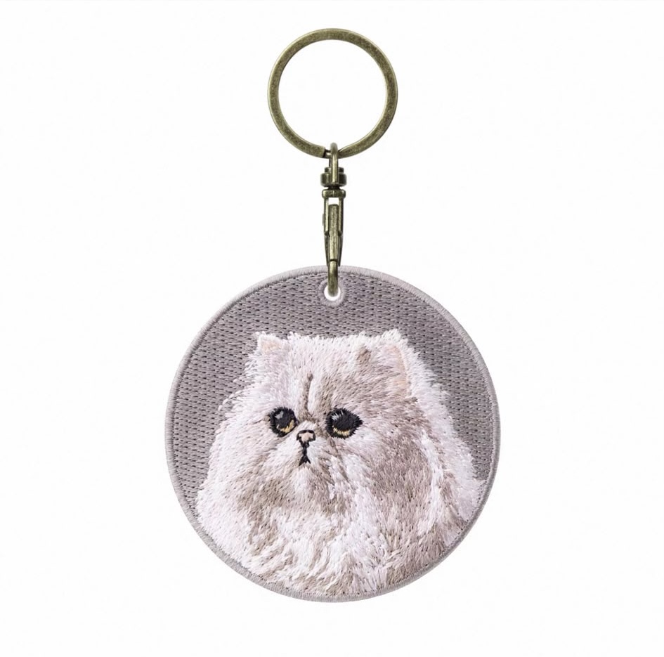 【貓類🐈】雙面刺繡吊飾