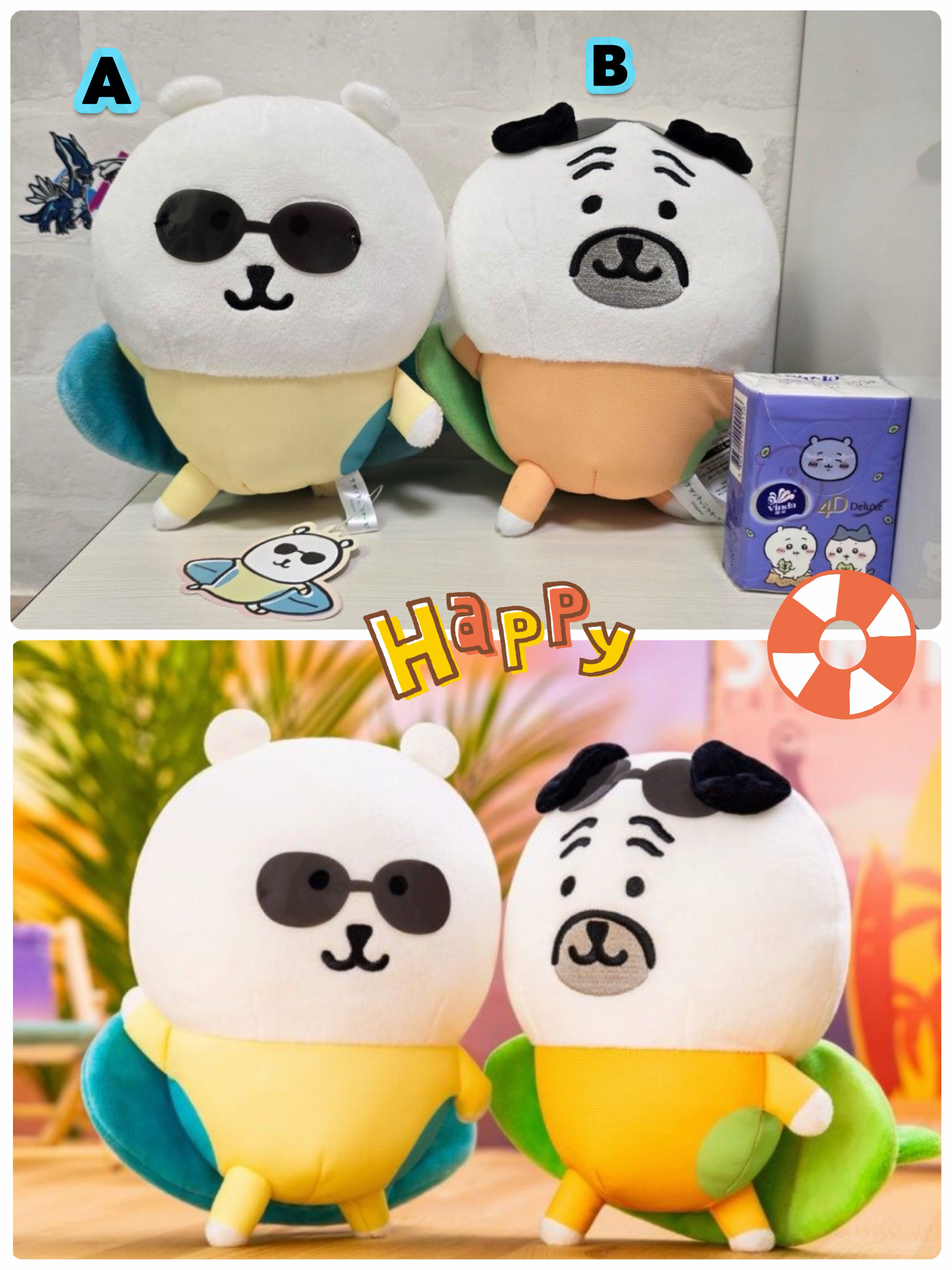 ☆現貨☆日本直送Jokebear 八哥衝浪板大公仔 