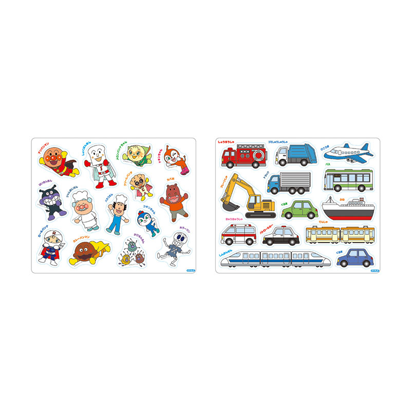 🇯🇵預訂 日本直送🇯🇵超人氣麵包超人可重覆黏貼果凍貼紙書-交通