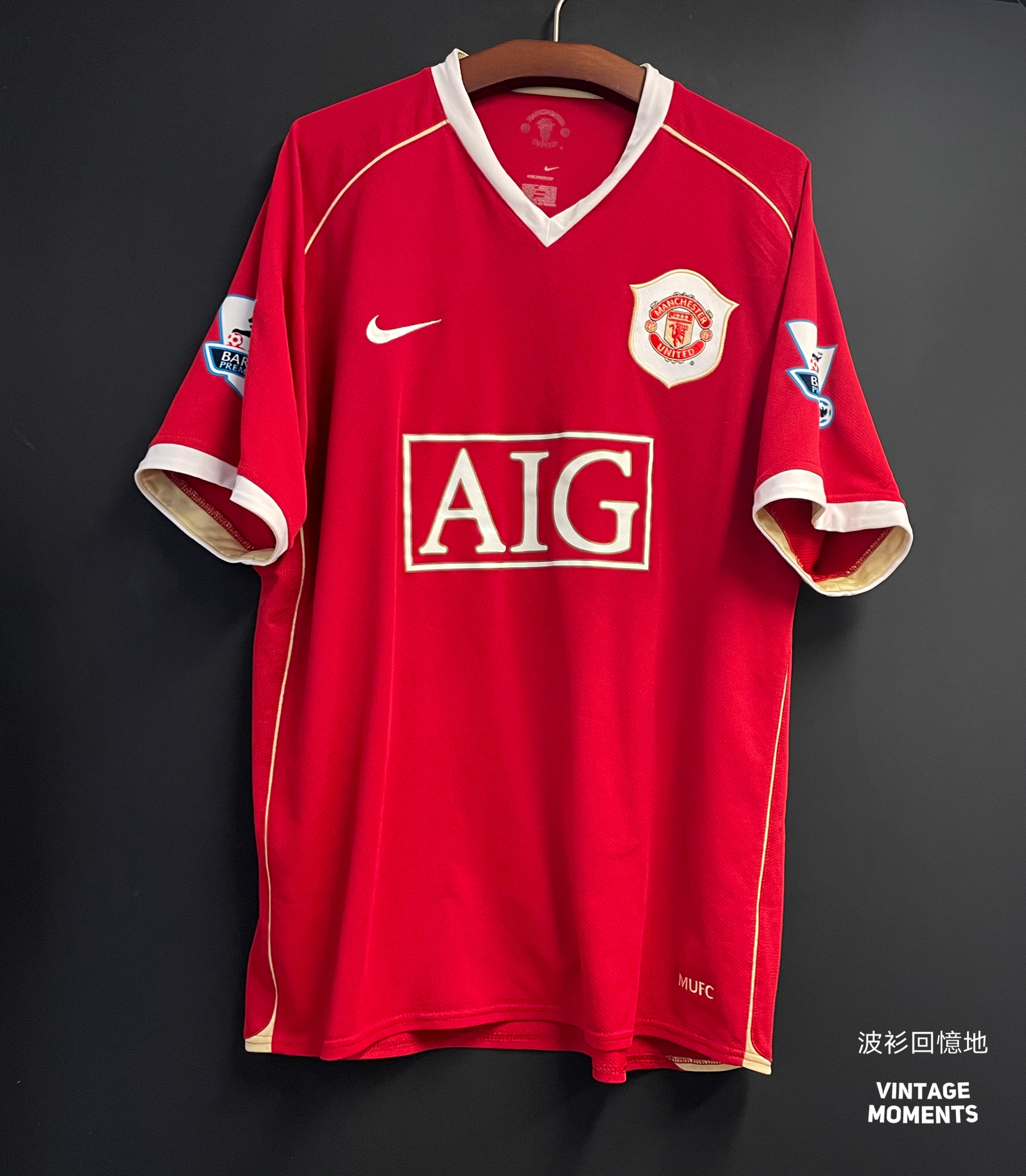 曼聯06/07主場 C朗拿度 MANCHESTER UNITED 2006-2007 HOME SHIRT RONALDO