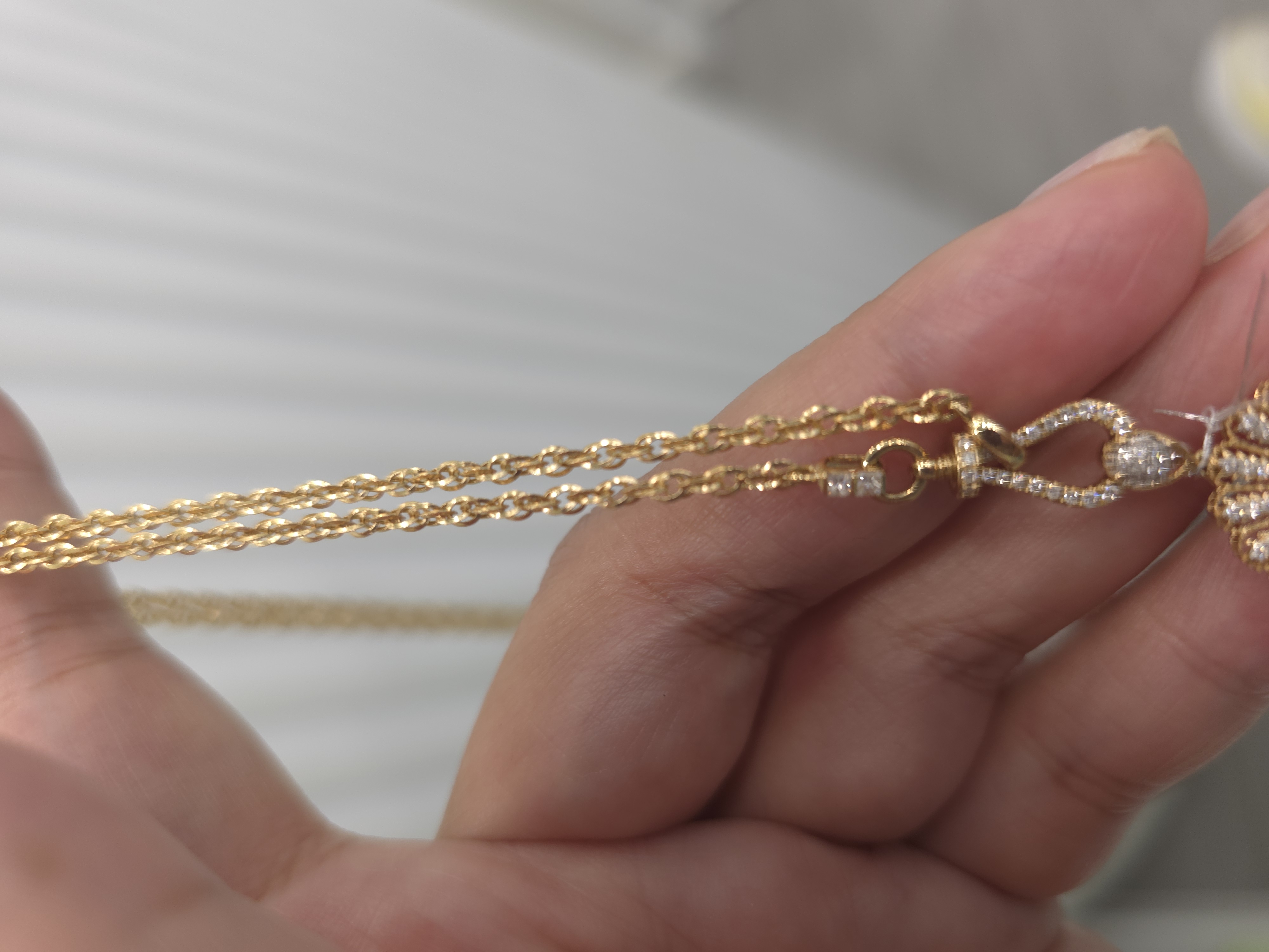 18K鑽石項鍊 G3.6