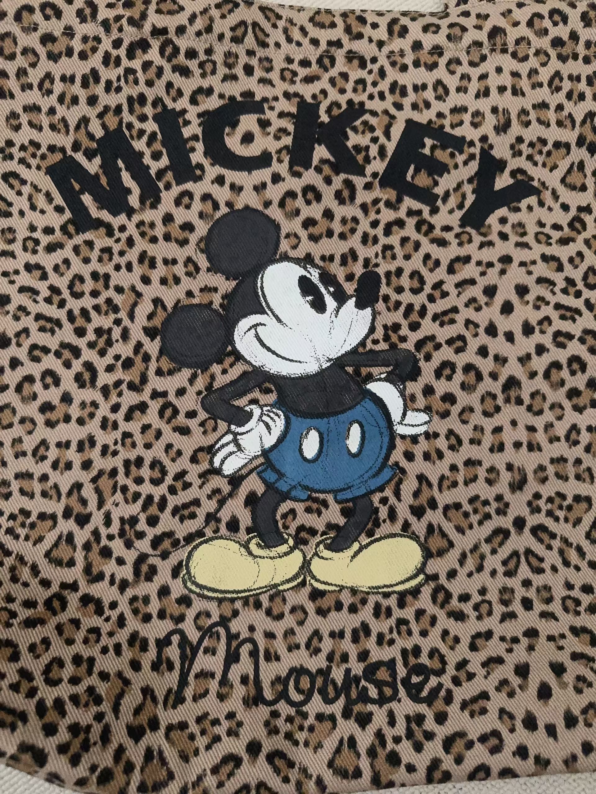 221553 豹紋Mickey 布袋