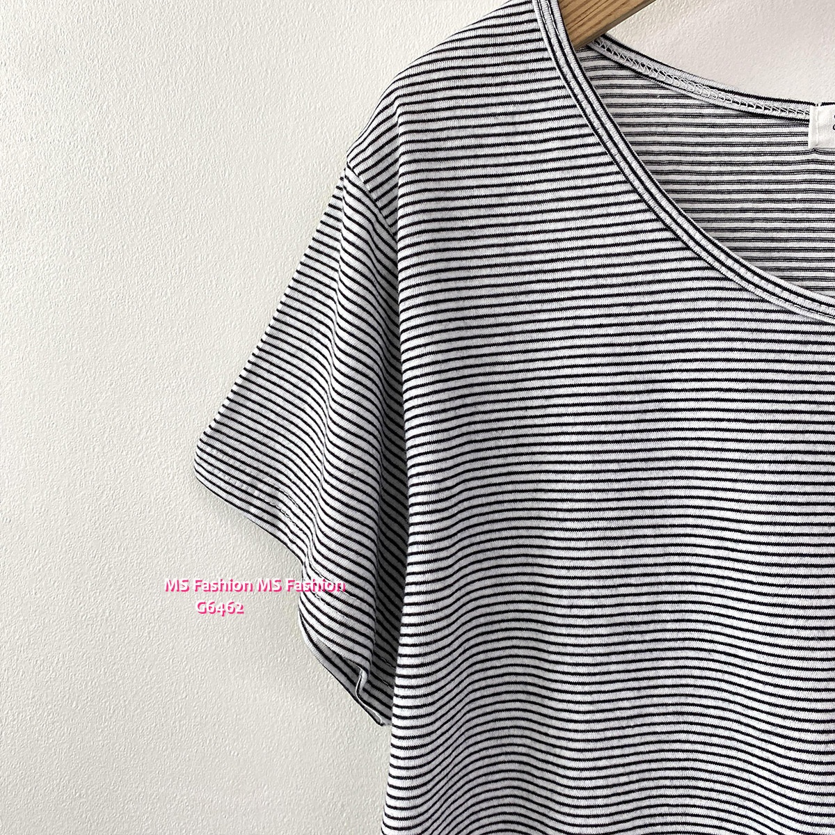 G6462 靚色橫間tee