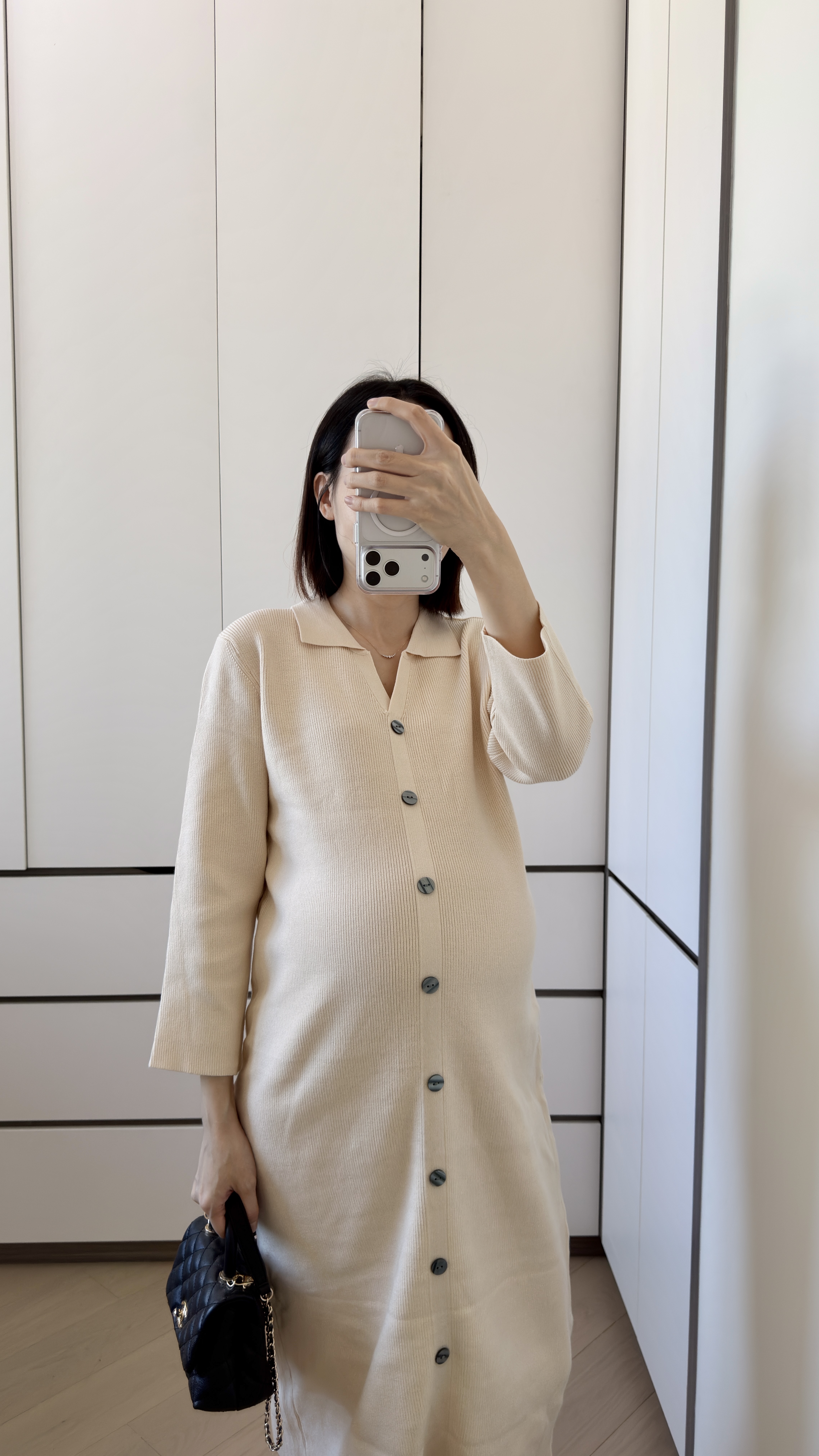 The Camille Knit Shirt Dress