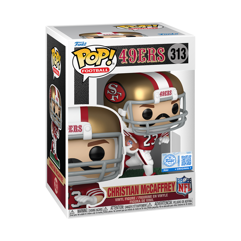 📦訂購 美國代購 Funko POP! NFL Christian McCaffrey (Red & White Uniform) Figure 三藩市49人 模型