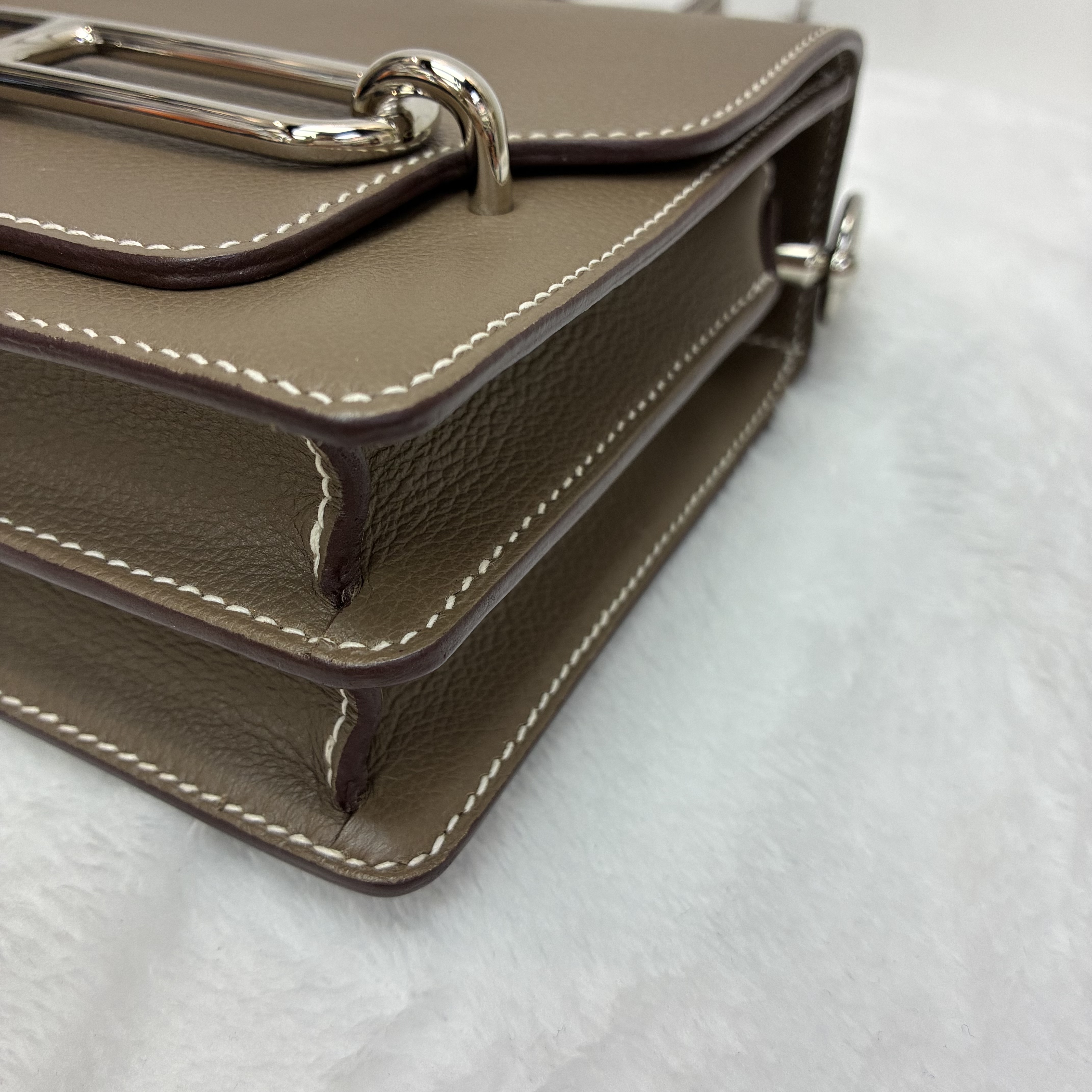 full set Hermes 大象灰 EC皮 豬鼻子 mini roulis🤎