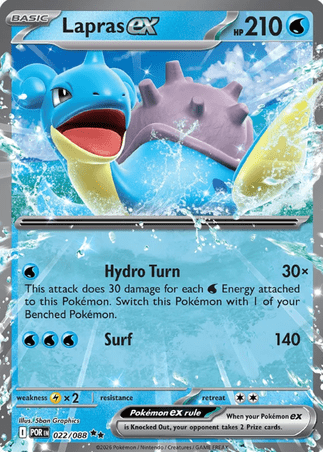 Pokemon TCG Mega Evolution—Perfect Order - Lapras-022/088