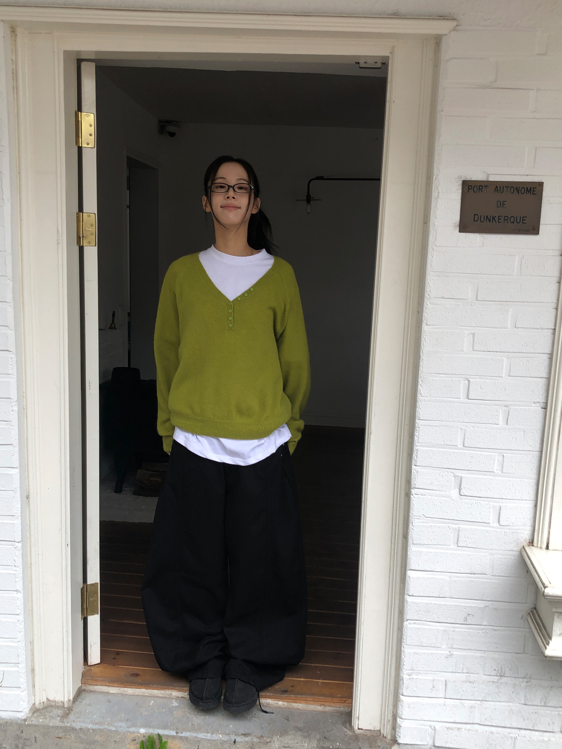 Side Pocket Wide-Leg Pants