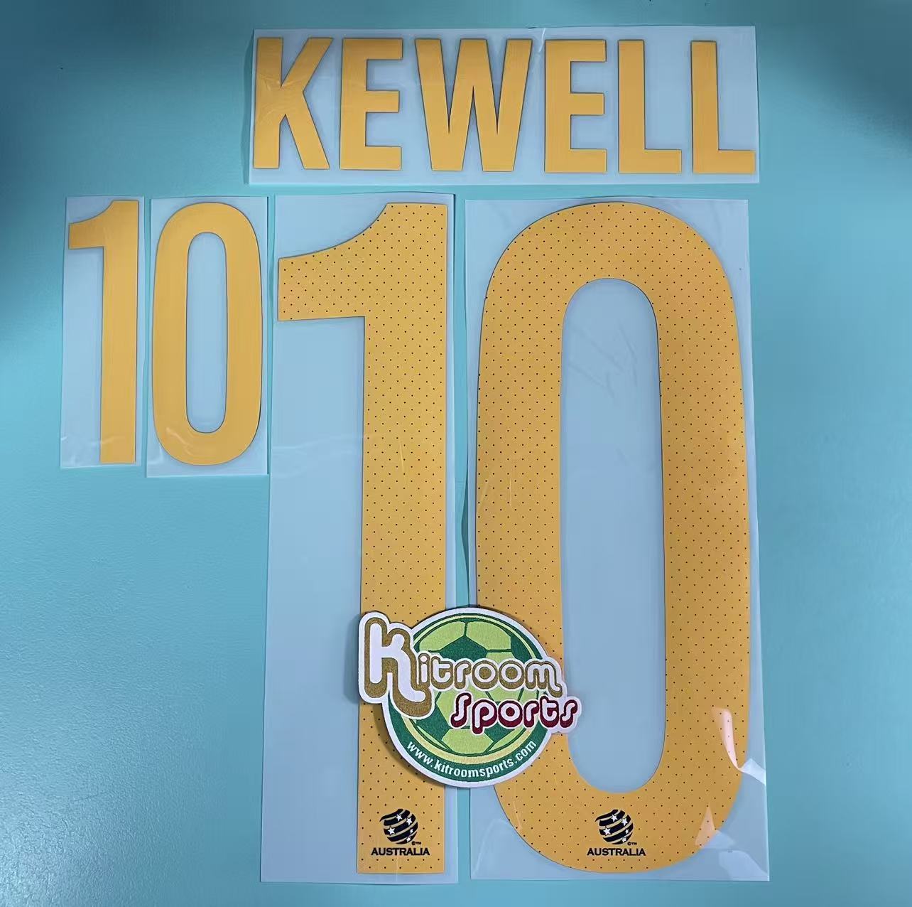 2014 AUSTRALIA Away Nameset #10 KEWELL