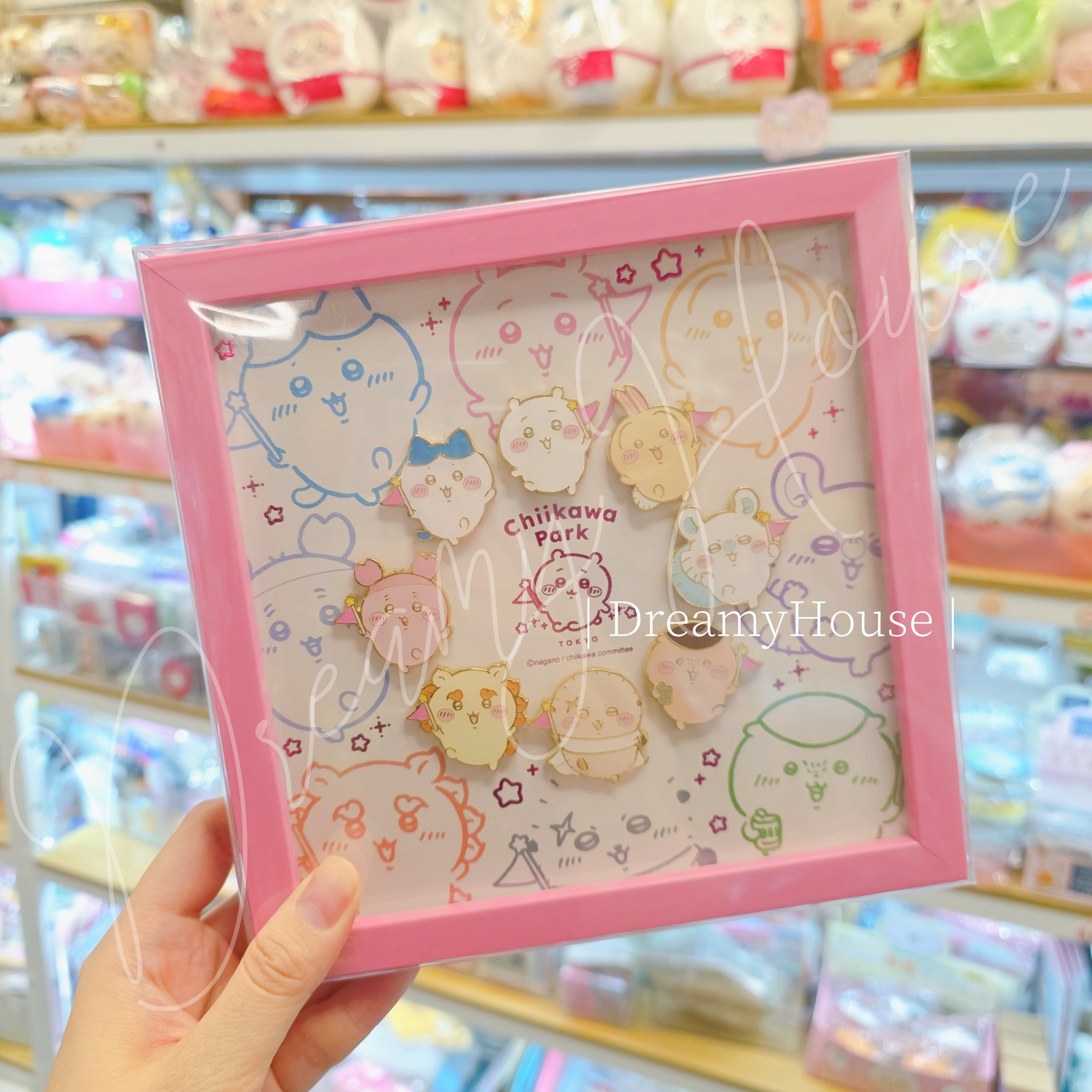 日本 Chiikawa ✨️Chiikawa Park🚩 裱框徽章套裝 Pins set