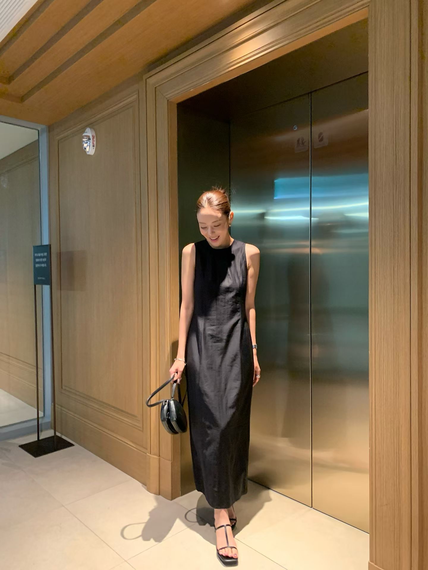Elegant one piece long dress (with inner dress)