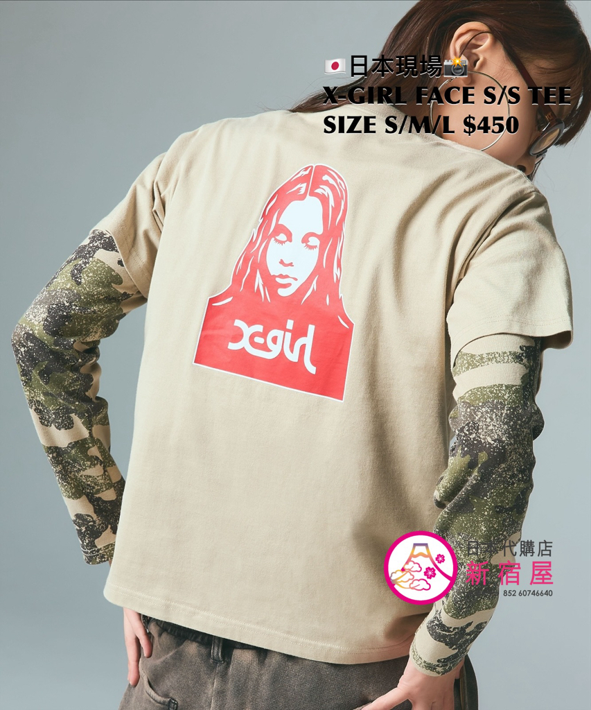 X-GIRL FACE S/S T-SHIRT