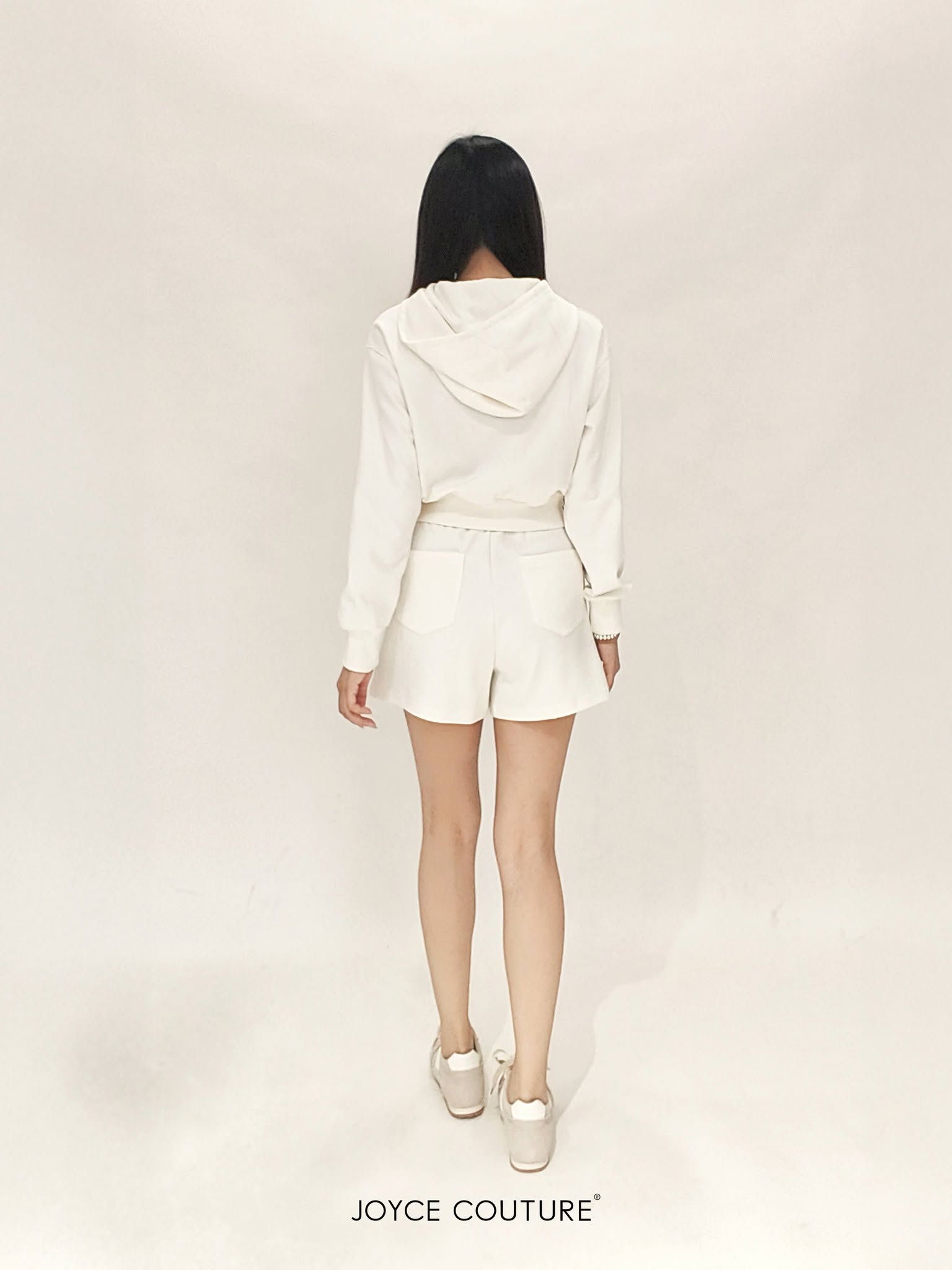 撞色滚边外套 T0766