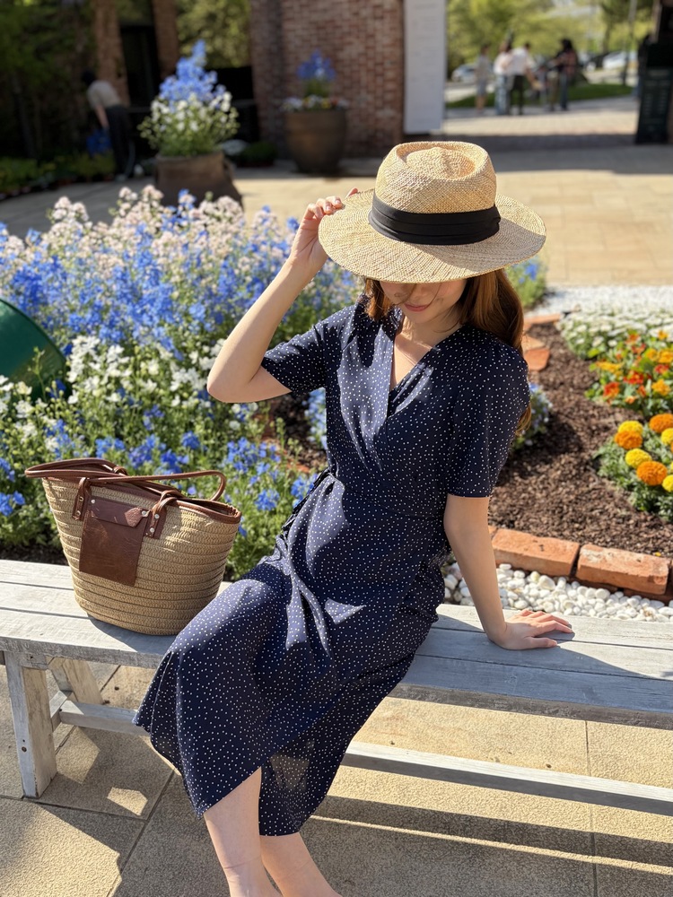 [限量!!] Isa Dotted Wrap Dress