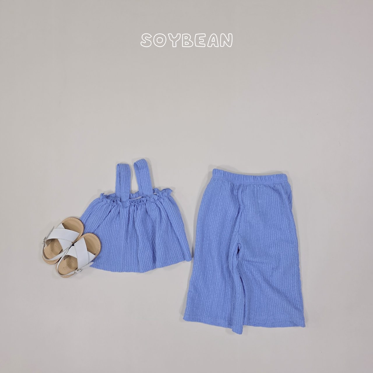 Soybean | Top&Pants set (Blue 100-110)