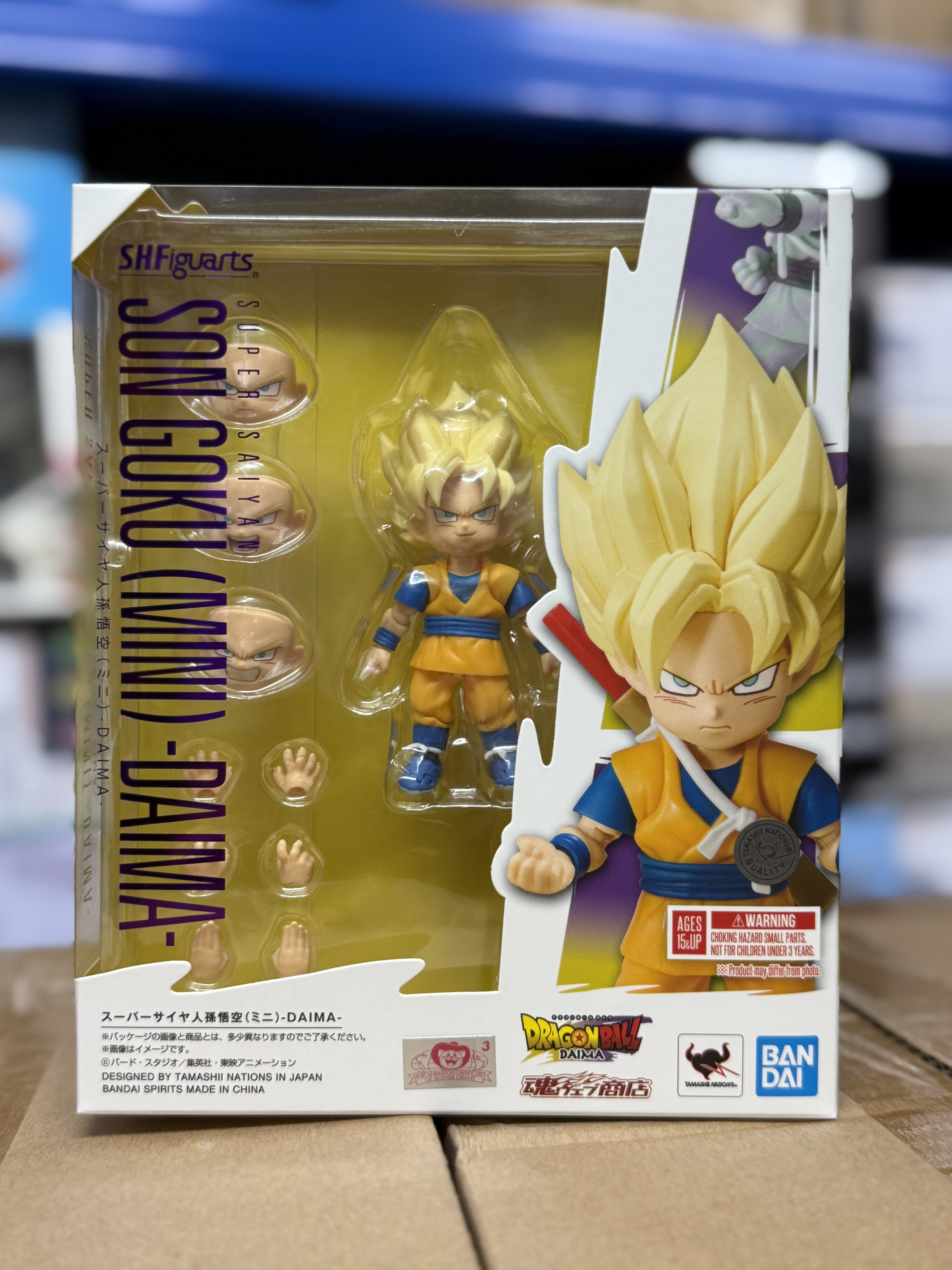  《魂商店限定》 S.H.Figuarts 超級撒亞人 孫悟空(mini) DAIMA 龍珠大魔 SHF 可動figure
