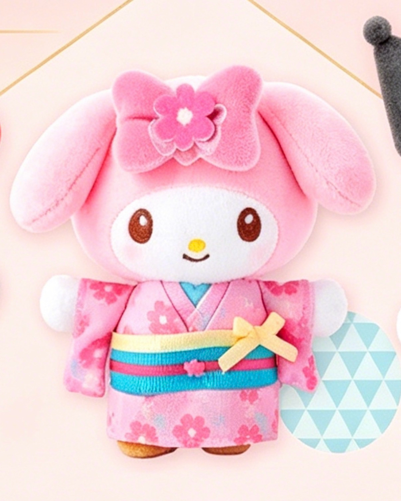 ［七月中到貨］🇯🇵日本限定SANRIO x KTS 和服公仔掛飾系列