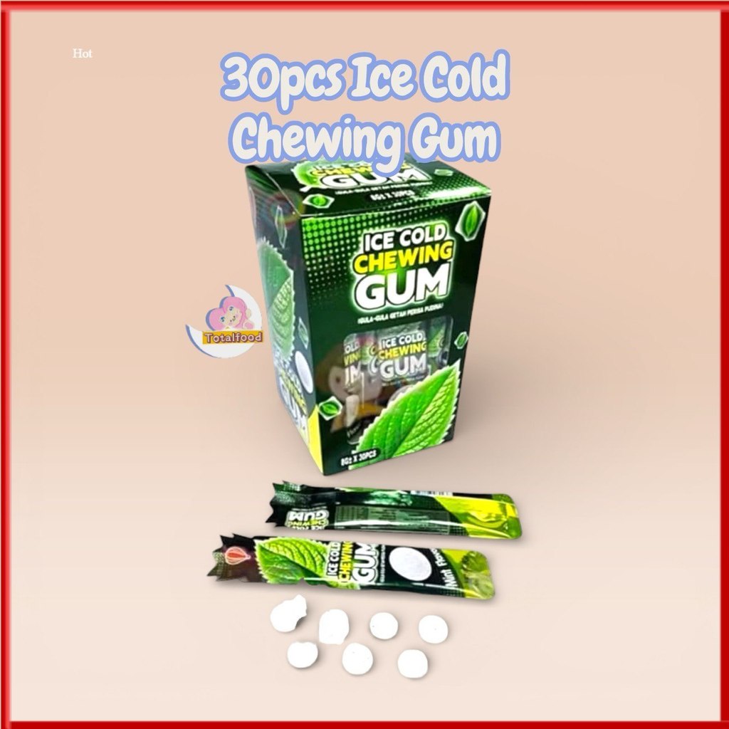 30pcs Ballon Brand Ice Cold Chewing Gum / bubble gum (HALAL)